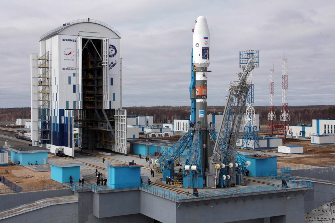 Космодром «Восточный», старт РН «Союз-2» — объект АО «СКБ «Титан»